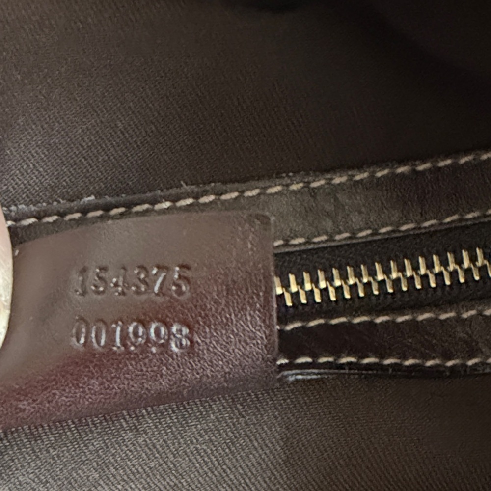 Gucci Beige and Brown Patterned Tote - Picture 9 of 9